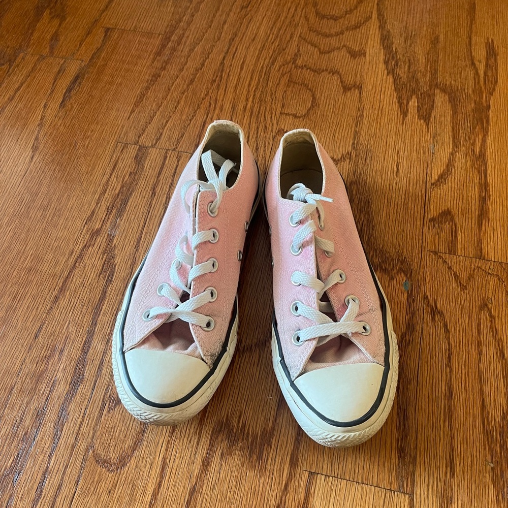 Converse Pink Canvas Sneakers